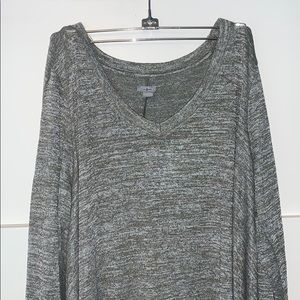 Green oversized aerie long sleeve